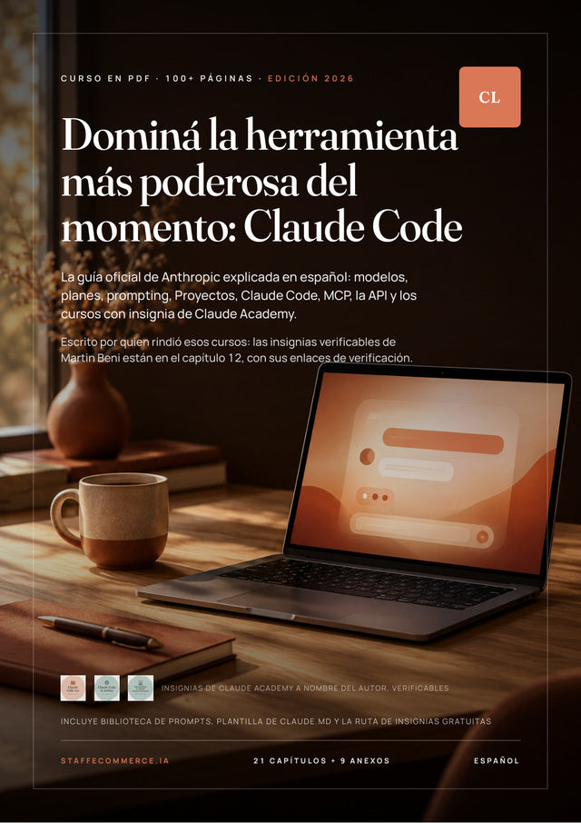 Tapa del curso Dominá la herramienta más poderosa del momento: Claude Code