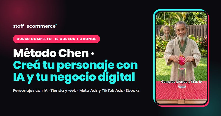 Método Chen, curso completo: 12 cursos y 3 bonos
