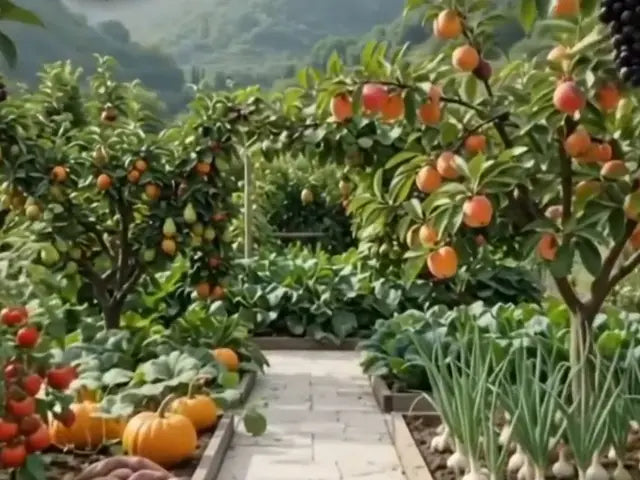 Huerta con frutales, el nicho que elegimos para el Maestro Chen