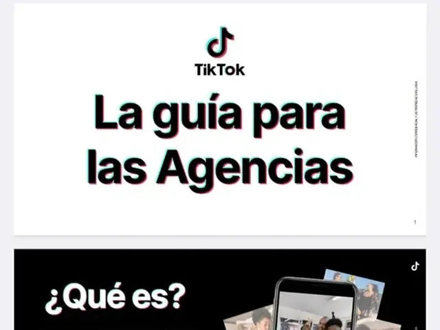 Portada de la guía de TikTok para agencias